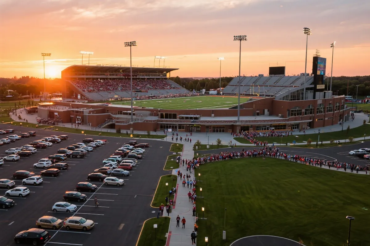 大型綜合體育場示意